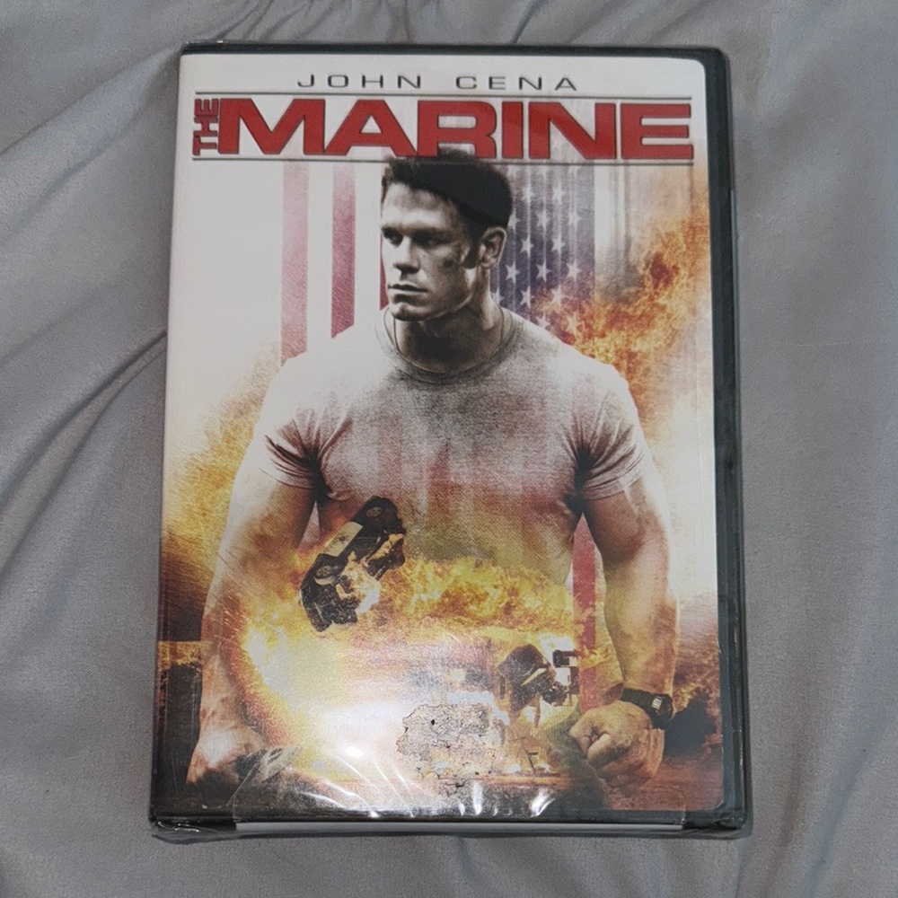 WWE The Marine DVD - Red and Gray Cover